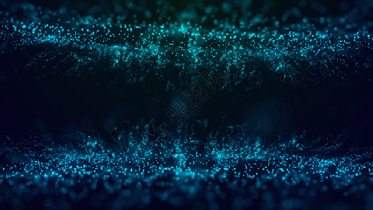 消失素材特效粒子蓝色世界gif高清图片