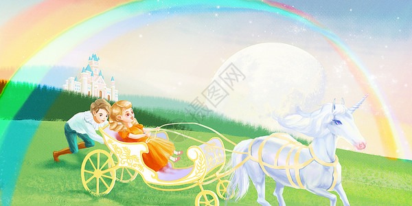 梦幻童年王子和公主高清图片