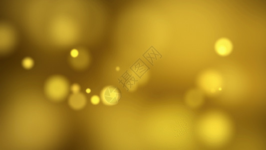 圆形黄色光晕金色唯美光效gif高清图片
