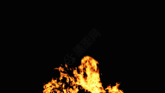 篝火跳舞火焰燃烧素材gif高清图片