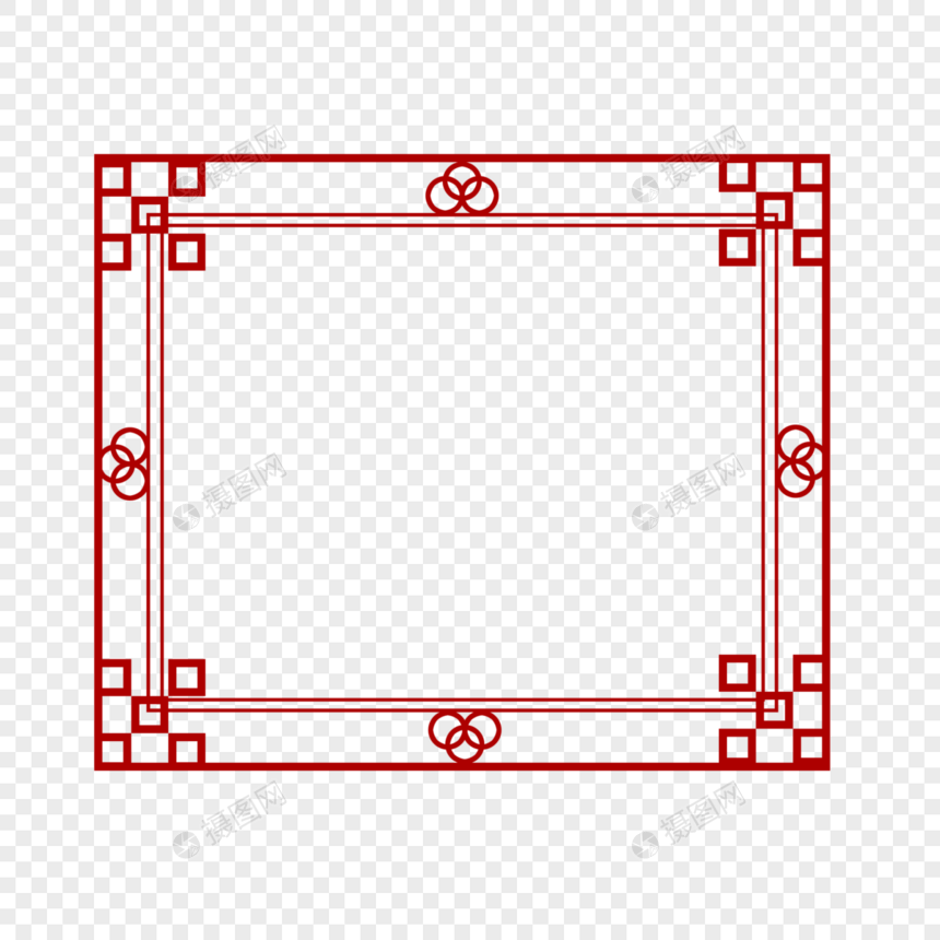 中式边框图片
