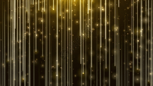 金色粒子线背景gif图片