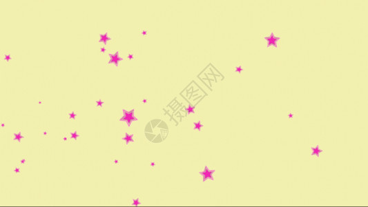 粉色星星光效五角星gif高清图片