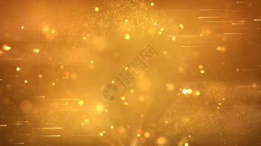 粉末金色金色粒子背景gif高清图片