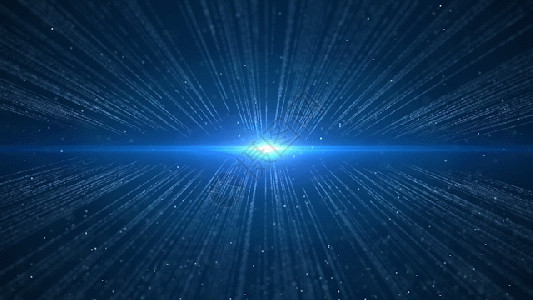 蓝色闪光线条蓝色粒子光线gif高清图片