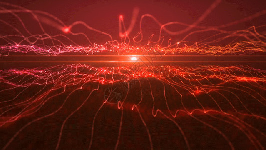 红色 光束光线粒子穿梭gif高清图片