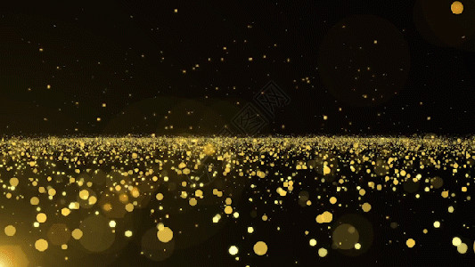 黄色的光大屏金色粒子颁奖典礼gif高清图片