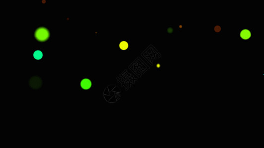 五颜六色灯光粒子光斑背景素材GIF高清图片