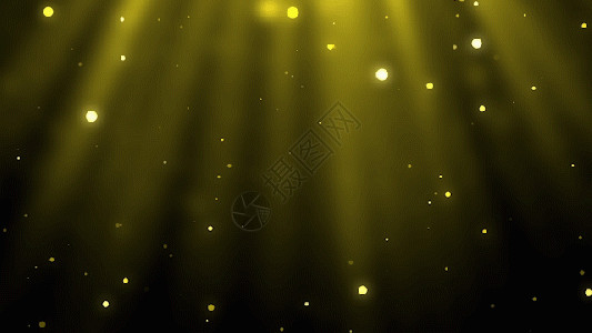黄色光点光效星空粒子旋转gif高清图片