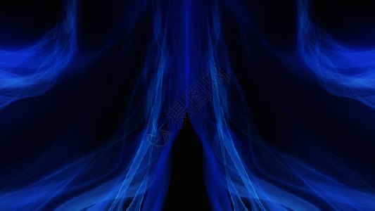 蓝色丝绸粒子框gif高清图片