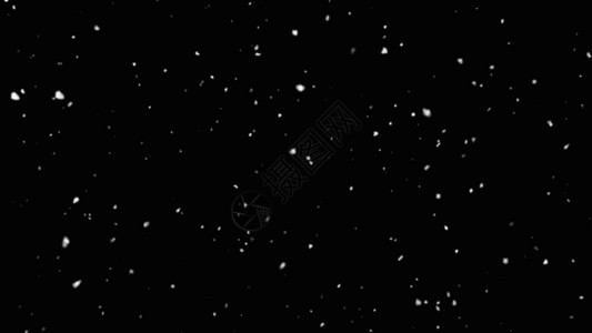 雪面雪花旋转飞舞GIF高清图片
