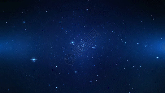 星空战舰粒子星空星光背景GIF高清图片