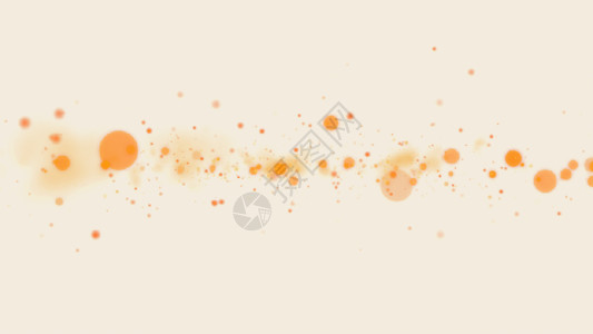 橙色圆粒子背景GIF高清图片