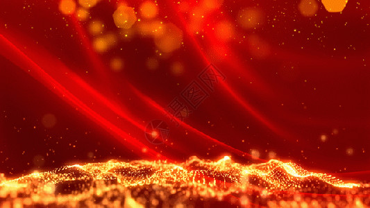 圣诞灯大气舞台粒子光效背景GIF高清图片