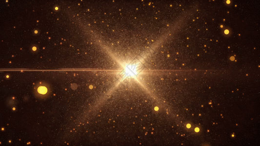 棕色粒子光线动画GIF图片