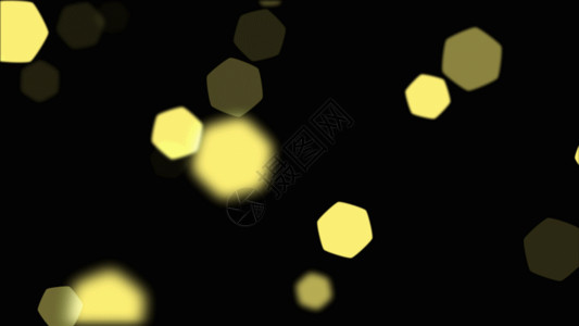 黄色六角光斑GIF高清图片