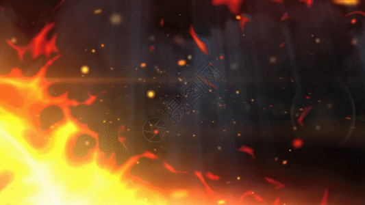 火焰合成素材火花光线动画GIF高清图片