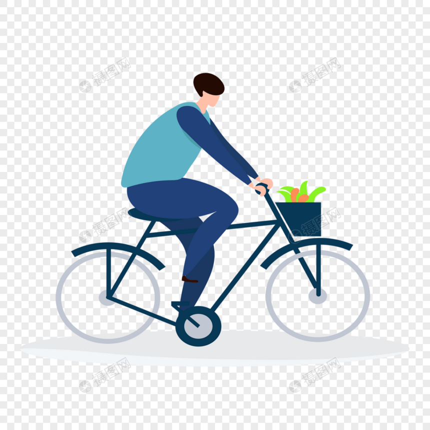骑自行车的少年图片