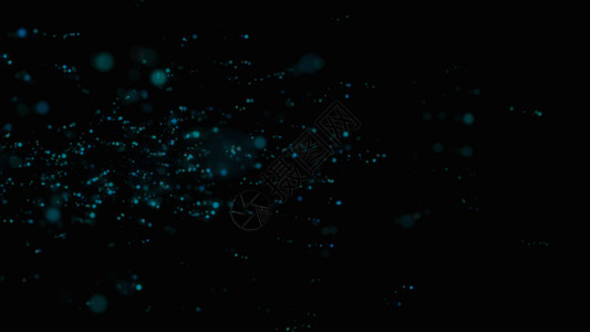 蓝色闪光线条粒子小球运动GIF高清图片