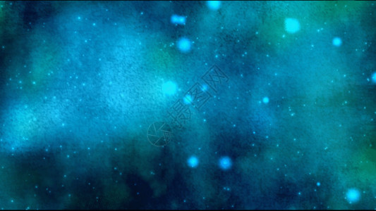 绿色空间背景蓝色粒子背景GIF高清图片