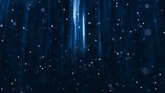粒子雨动画蓝色粒子光线雨动画GIF高清图片