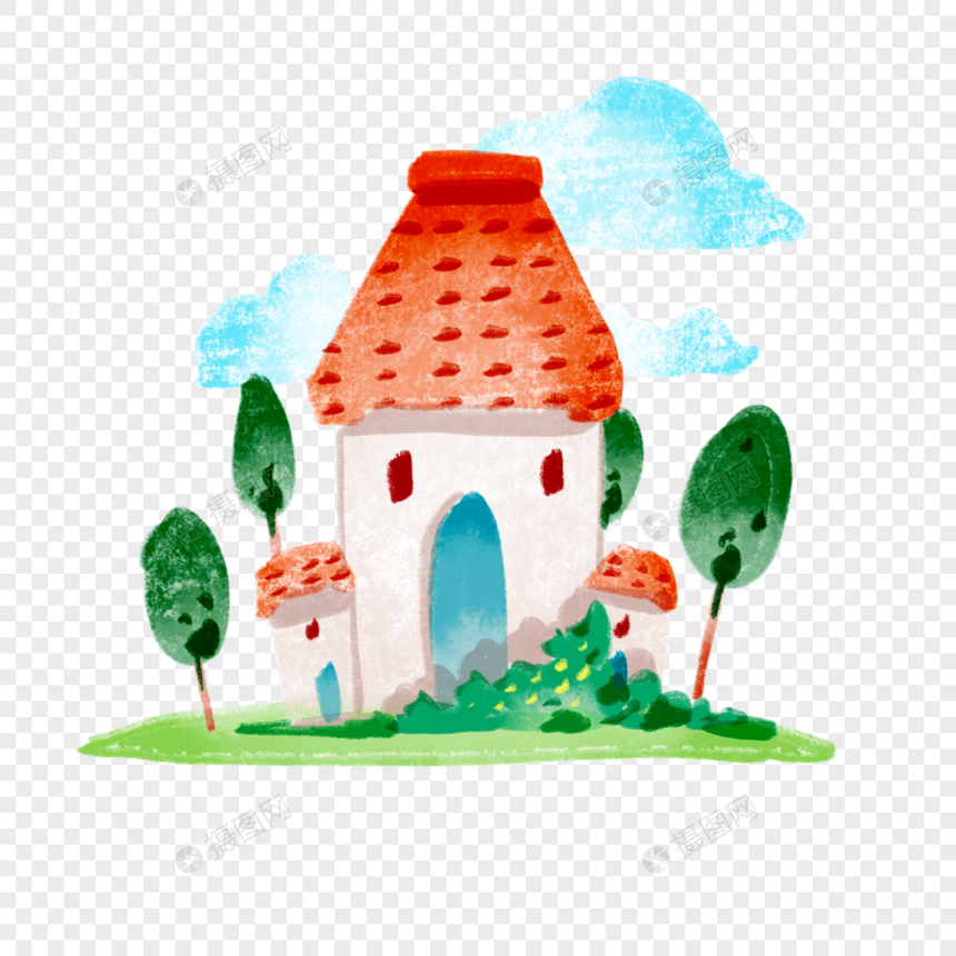 可爱小房子图片