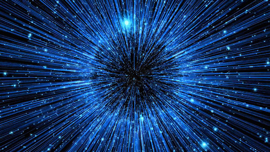 蓝色科技粒子光线蓝色粒子光线动画GIF高清图片