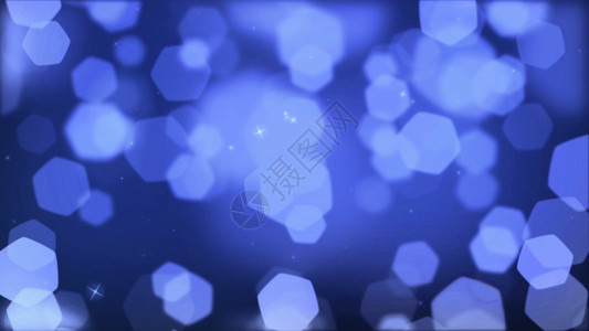 蓝色六边形动画背景GIF高清图片