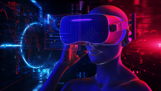 VR影院VR眼镜设计图片