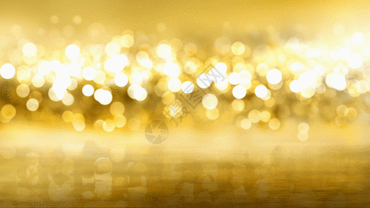 黄金粒子动画背景GIF图片