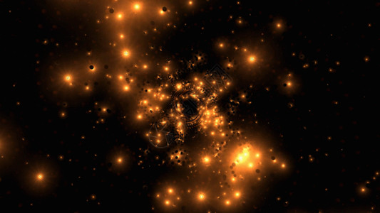 旋转星系粒子旋转动画GIF高清图片