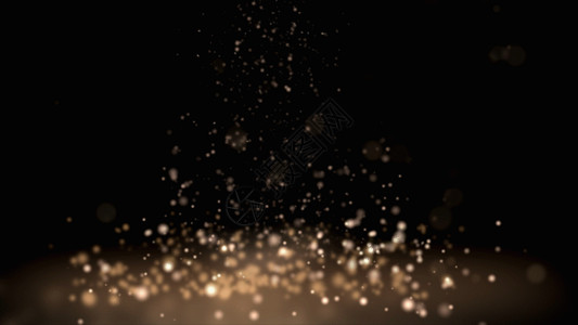金色粒子雨粒子雨动画GIF高清图片