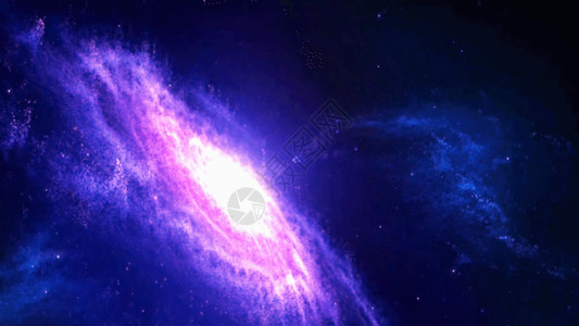 恒星诞生粒子云光线发射动画GIF高清图片