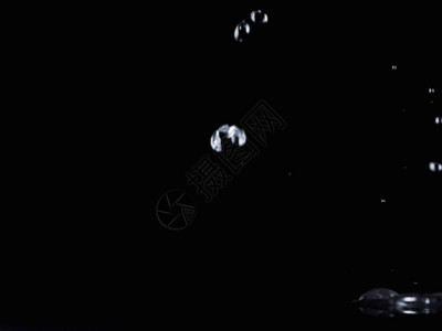 黑色背景水滴水滴掉落动画GIF高清图片