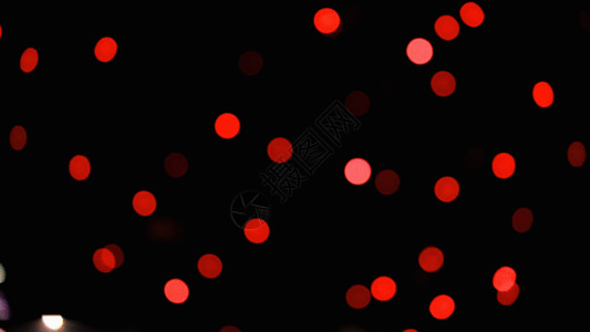 晚上9点绚丽粒子球爆炸动画GIF高清图片