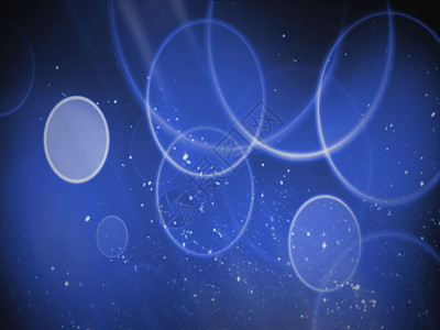 蓝色清新光圈蓝色粒子光圈动画GIF高清图片