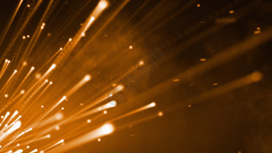 金色光束粒子光线动画GIF高清图片