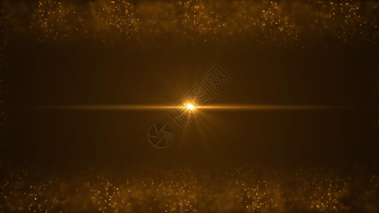 黄色闪耀光芒棕色粒子光线动画GIF高清图片