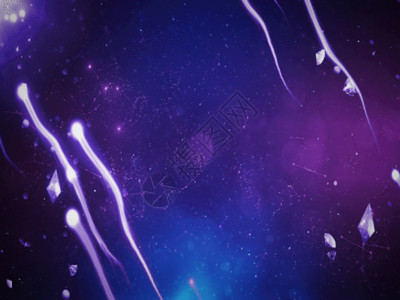 钻石晶体光芒钻石粒子动画背景GIF高清图片