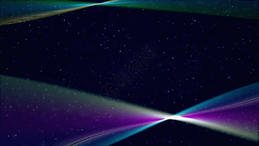 彩色粒子帘布动画GIF图片