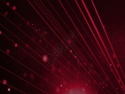 红色粒子光线动画GIF图片