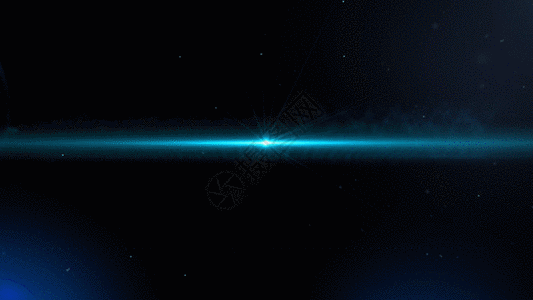 蓝色粒子光线三维背景GIF图片