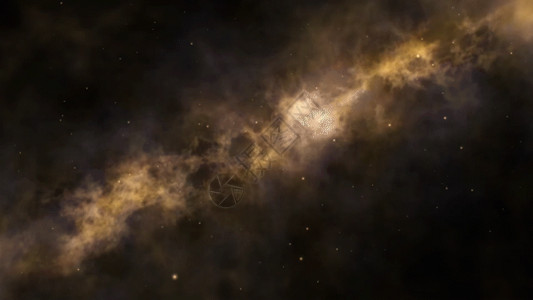 金色星空素材粒子宇宙漩涡动画GIF高清图片