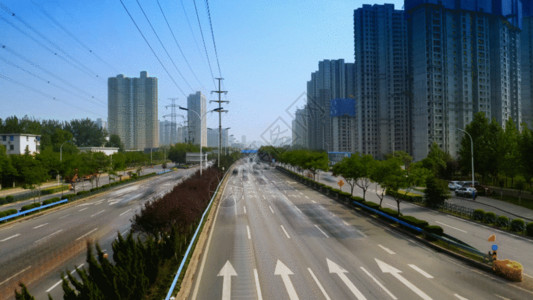 交通箭头素材城市交通延时GIF高清图片