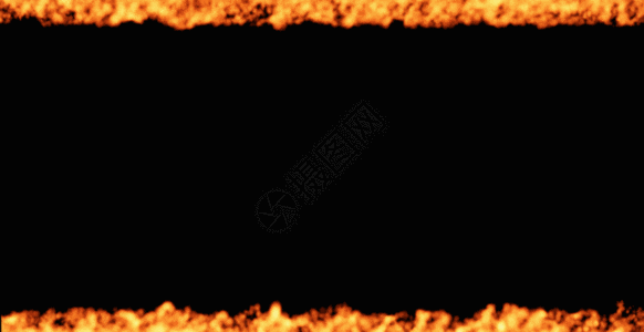 火焰粒子边框GIF图片