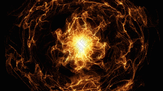 火焰特效金色动态唯美大气粒子GIF高清图片
