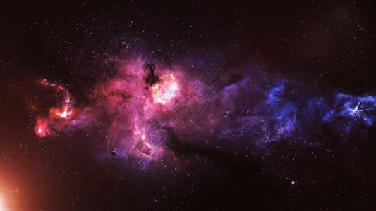 天文爱好者星空背景GIF高清图片
