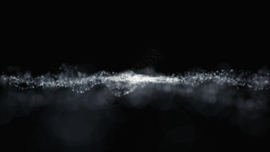 白色漂浮粒子GIF图片