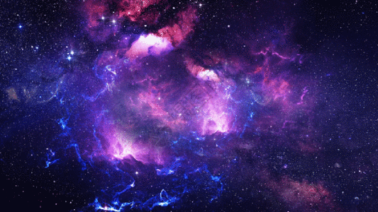唯美粒子星空GIF图片