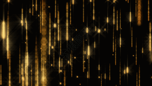 金色粒子元素GIF图片